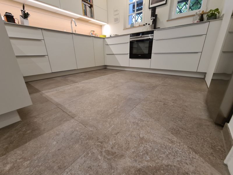 Fußbodensanierung Küche Fliesenleger Rheine1