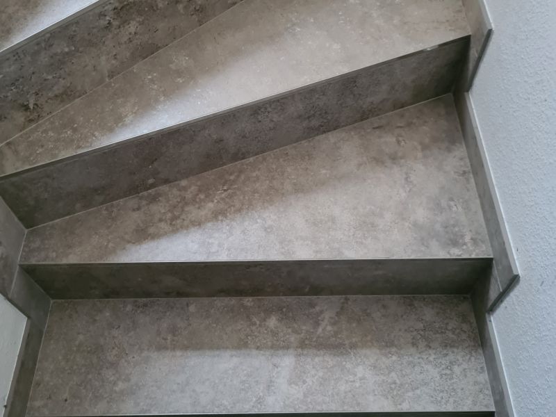 Sanierung Wettringen Treppe fugenlos 60*120 Castelvetro Always corda 091456